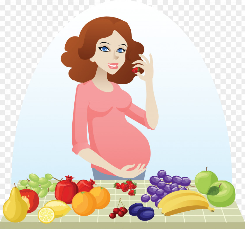 Pregnancy Food Nutrition Woman Eating PNG