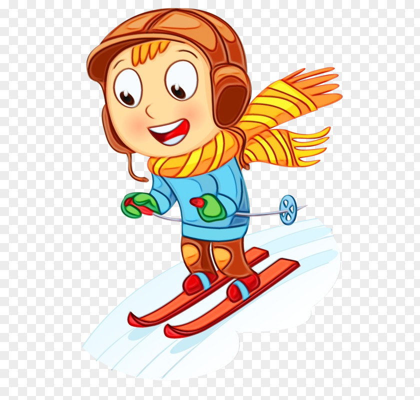 Winter Sport Pleased Cartoon Clip Art Recreation PNG