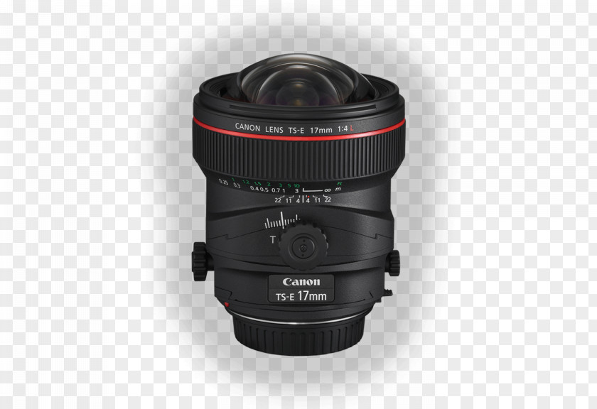 Camera Lens Canon TS-E 24mm 17mm EF Mount EOS TS E F/4.0 PNG