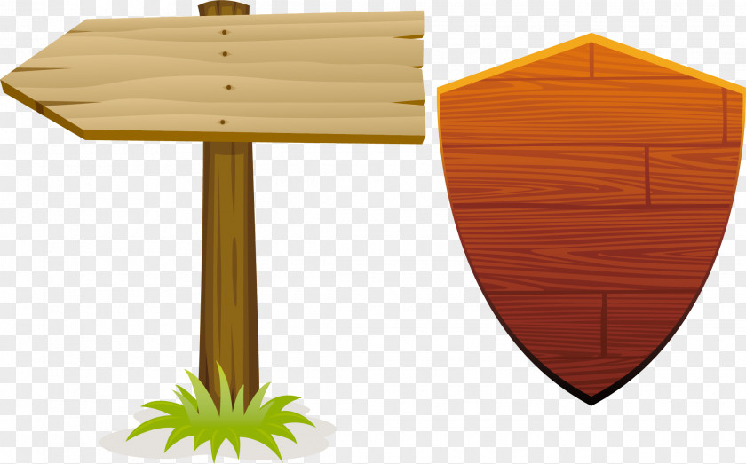 Cartoon Logo Element Wood PNG