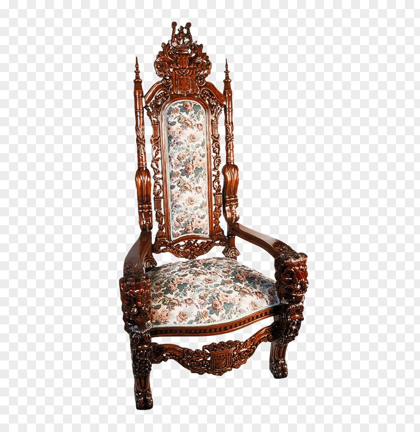 European Style Chair Stool Furniture Seat PNG