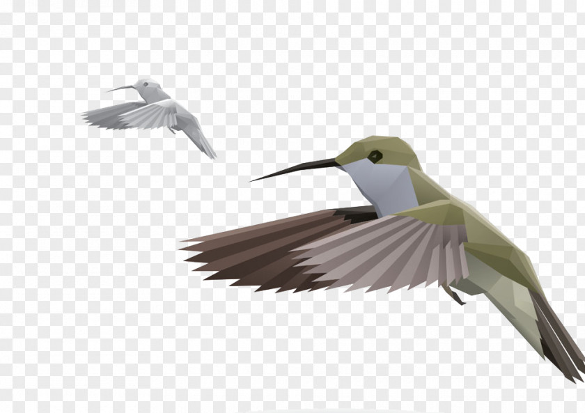 Flying Bird Crane Paper Origami PNG