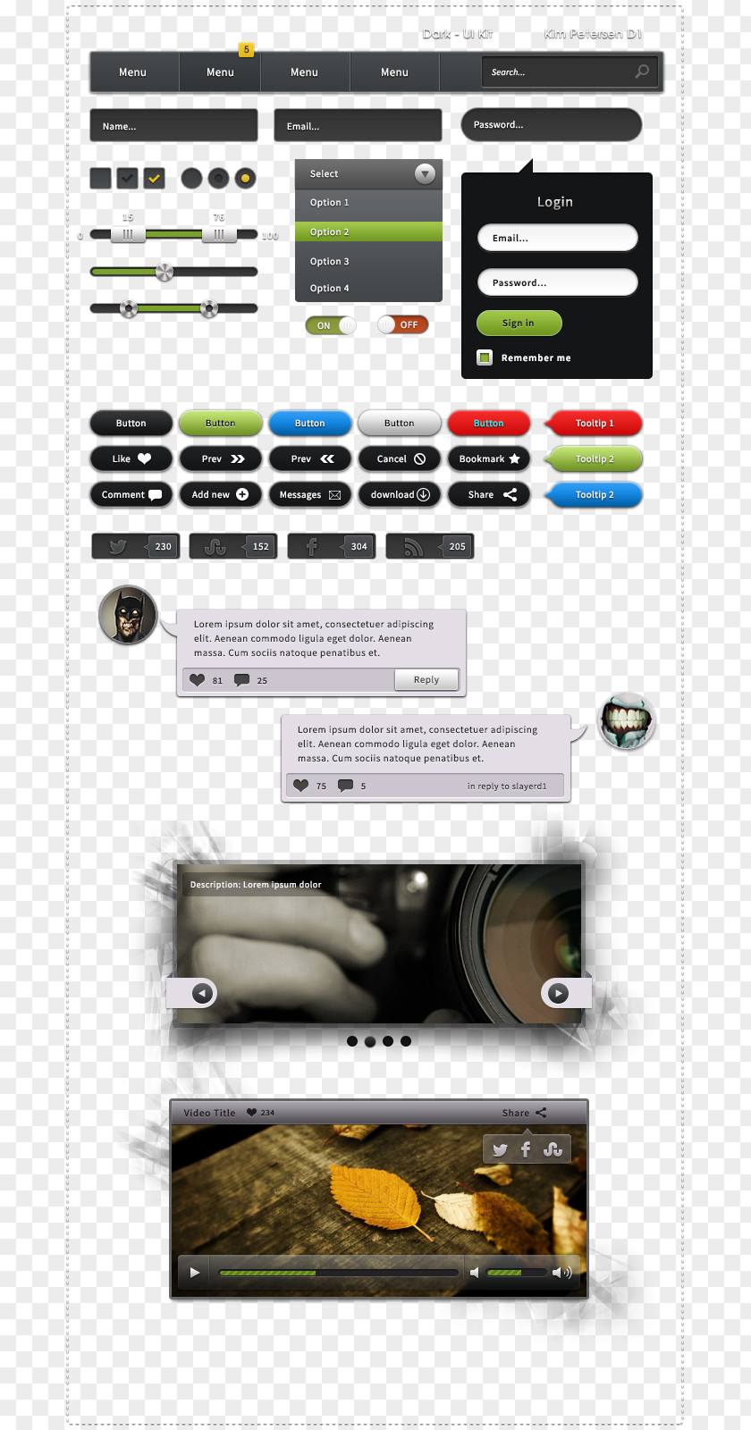 Interface Download Screenshot PNG