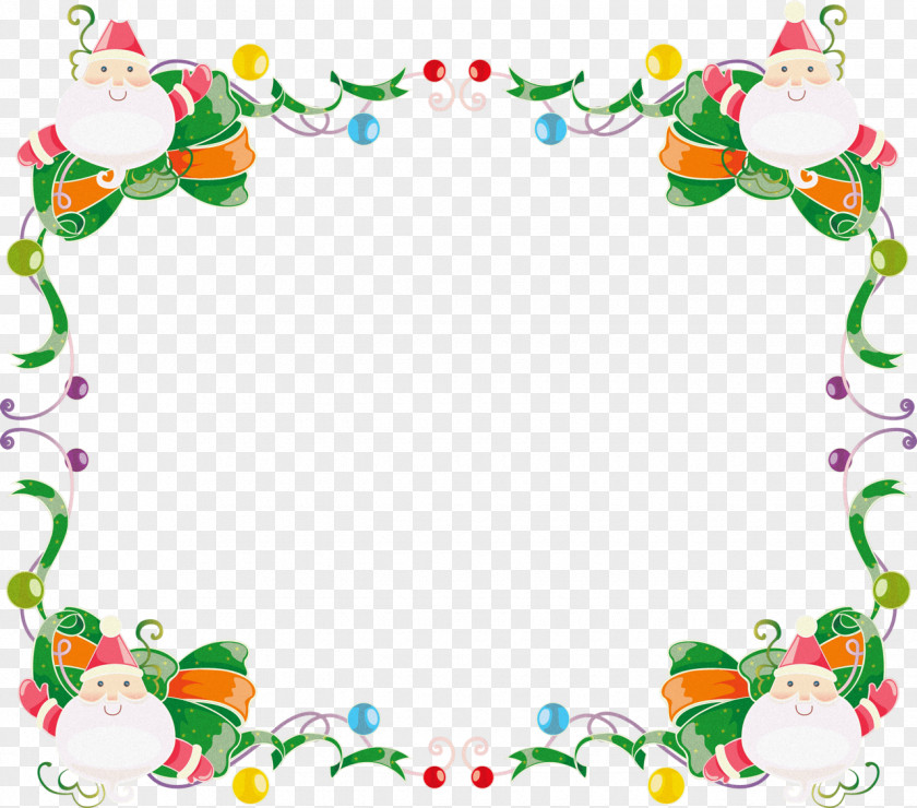 Santa Claus Borders And Frames Clip Art Christmas Day Image PNG