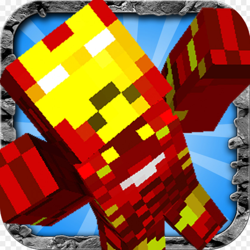 Skin Minecraft: Pocket Edition Iron Man Candy Crush Saga Mod PNG