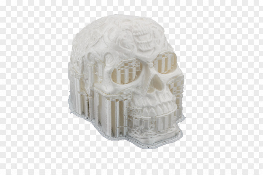 Skull Watercolor 3D Printing Filament Material Three-dimensional Space PNG