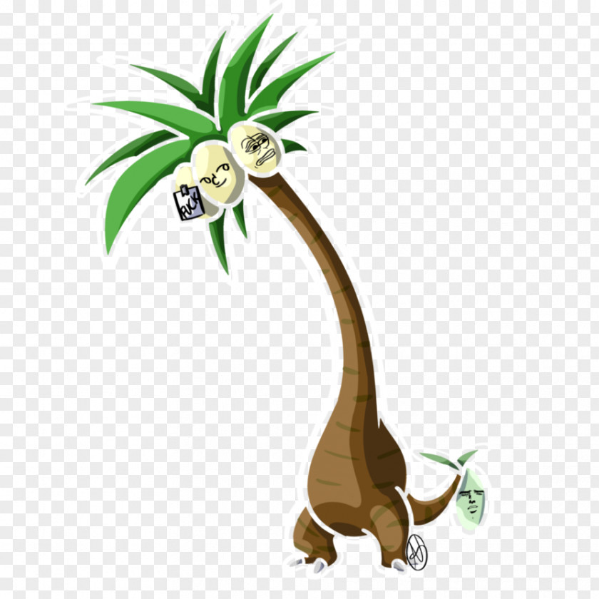 Superhero Dad Alola Pokémon Exeggutor Arecaceae Paper Model PNG