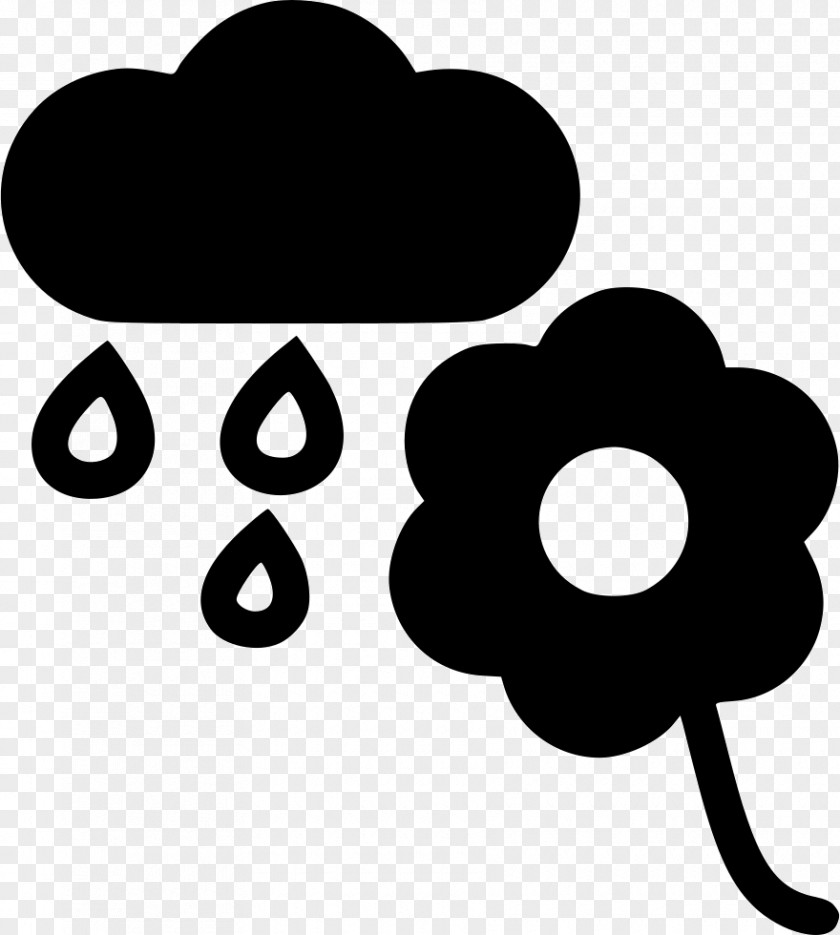 Rain Flower Brand White Clip Art PNG