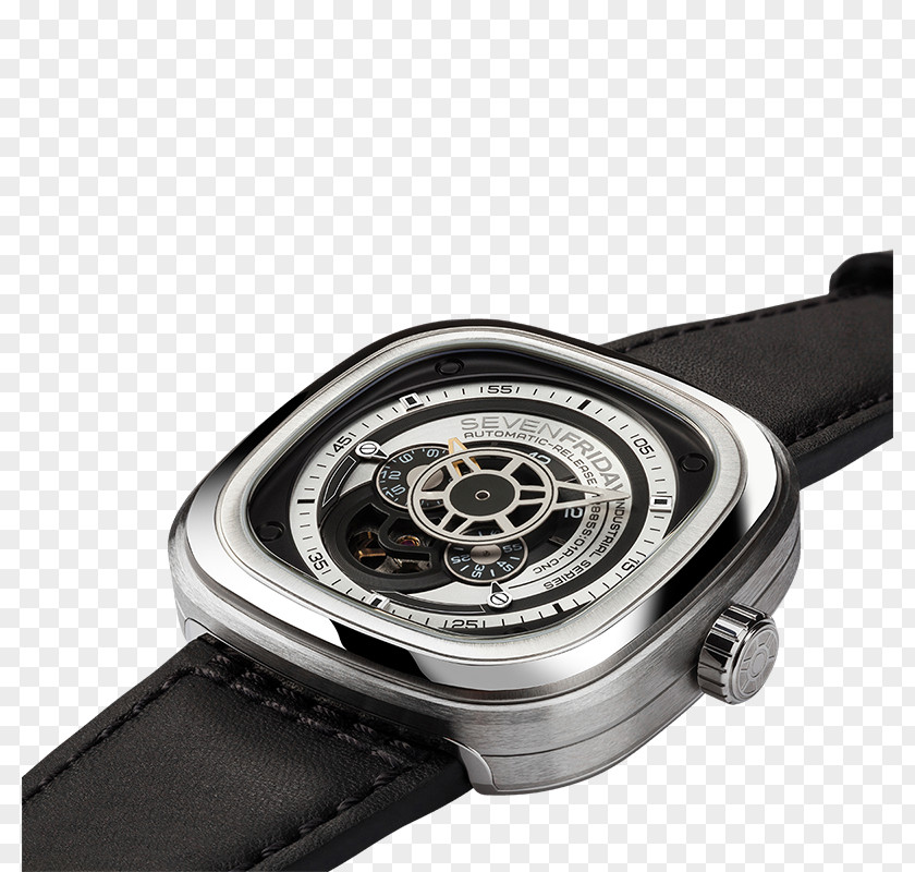 Watch SevenFriday Stainless Steel Clock PNG