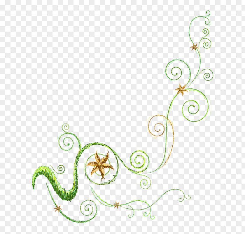 Floral Design Vignette Ornament Clip Art PNG