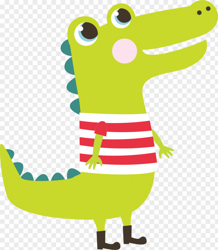 Green Dinosaur Vector Crocodile ABC Tracing Clip Art PNG