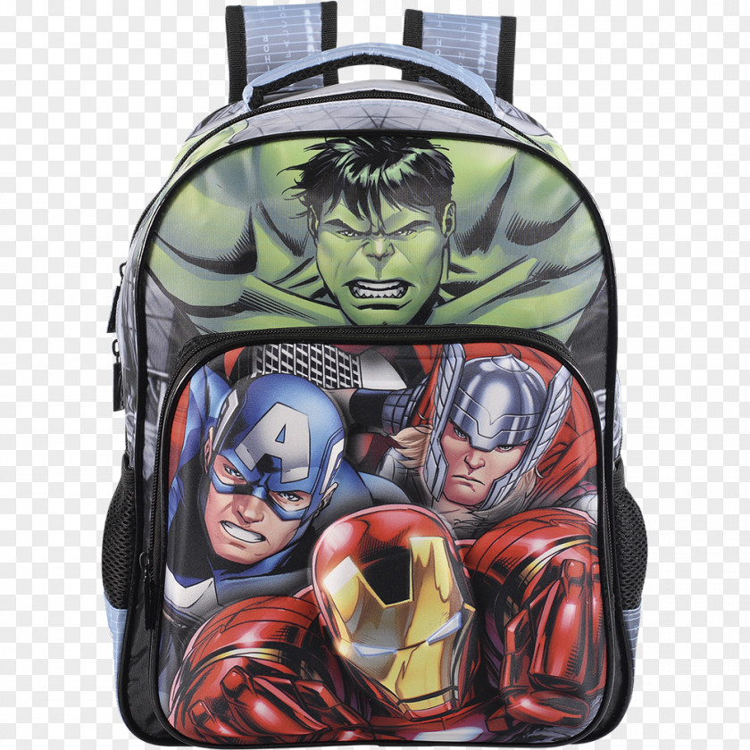 Avengers Kids Backpack Spider-Man Rodinha Xeryus PNG