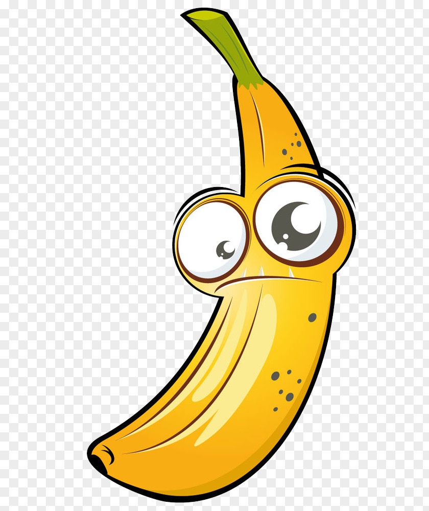 Cartoon Banana Royalty-free Fruit Musa Xd7 Paradisiaca PNG