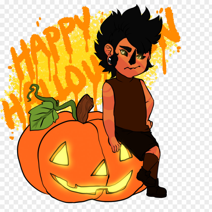 Happy Halloween Jack-o'-lantern Vertebrate Desktop Wallpaper Clip Art PNG