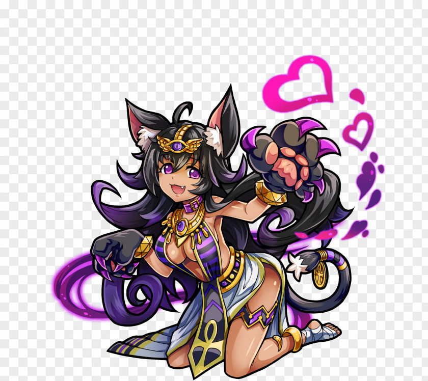 Monster Strike Bastet Egyptian Mau Puzzle & Dragons Video Game PNG