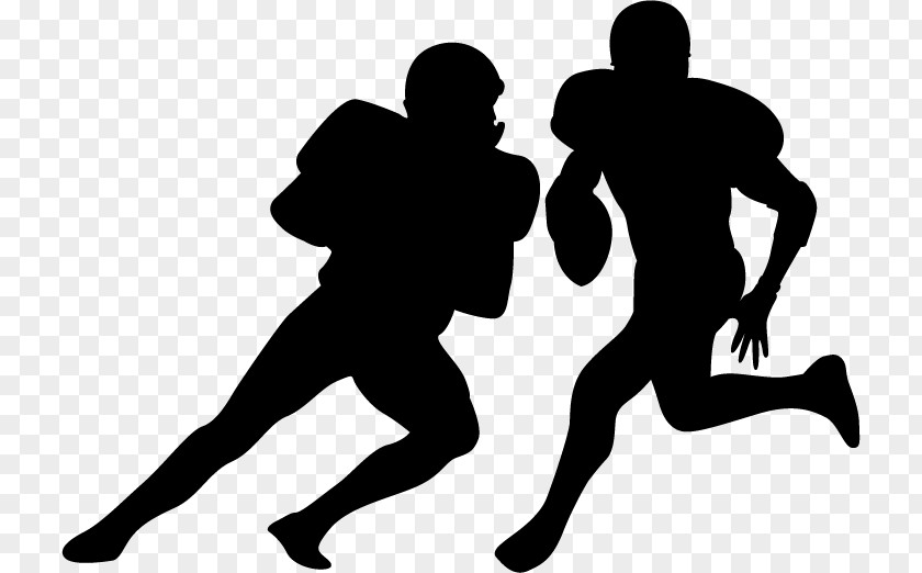 Playing Soccer Silhouette Figures Material American Football Player Sport PNG