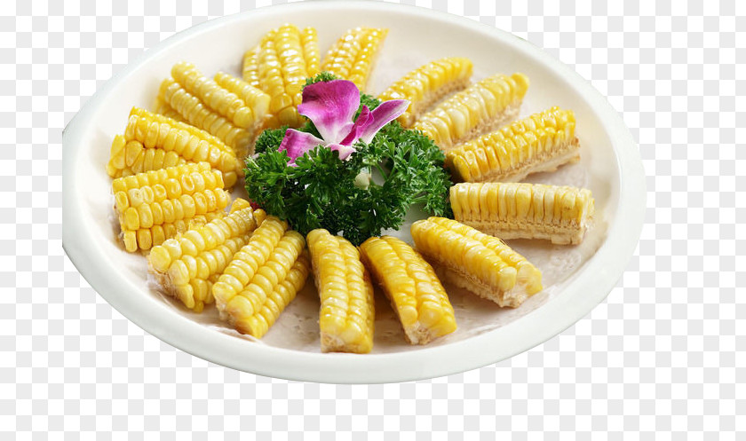 Stomping Corn Segment On The Cob French Fries Maize PNG