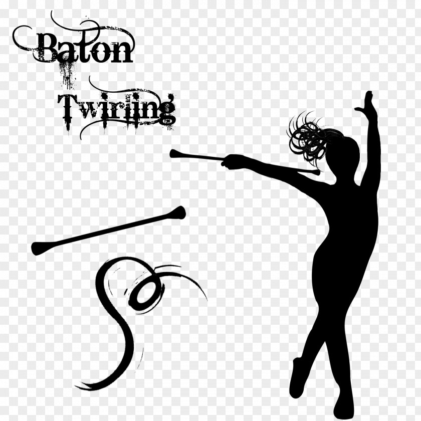 Twirl Cliparts Baton Twirling Majorette Cheerleading Drum Major Clip Art PNG