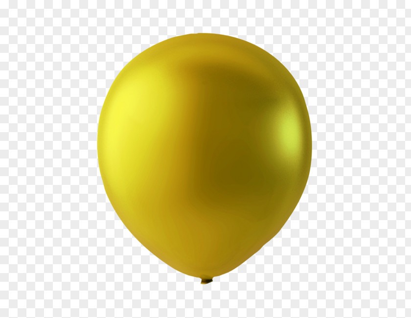 Balloon Toy Birthday Party Gold PNG