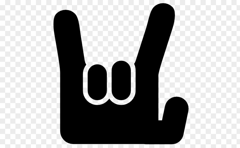 Blackandwhite Sign Language Font Text Logo Finger Hand PNG