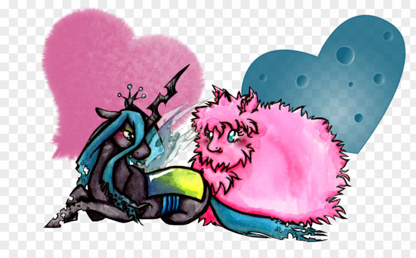 Pink Fluffy Unicorn DeviantArt Queen Chrysalis Painting PNG