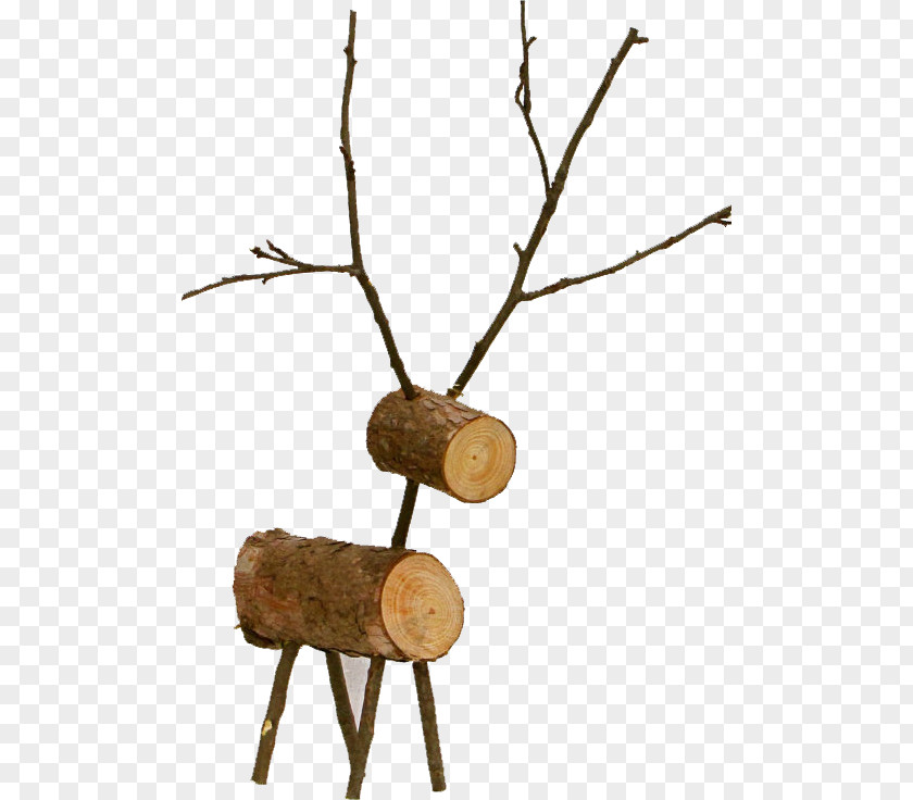 Reindeer Wood Christmas Decoration Rudolph PNG