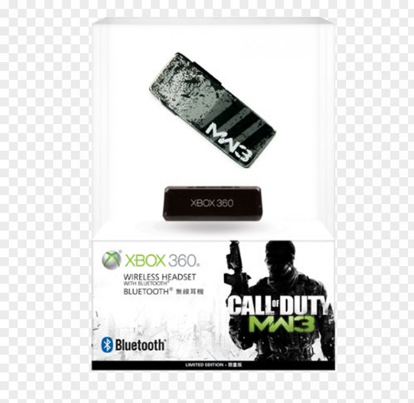 Xbox 360 Wireless Headset Call Of Duty: Modern Warfare 3 Duty 4: Headphones PNG