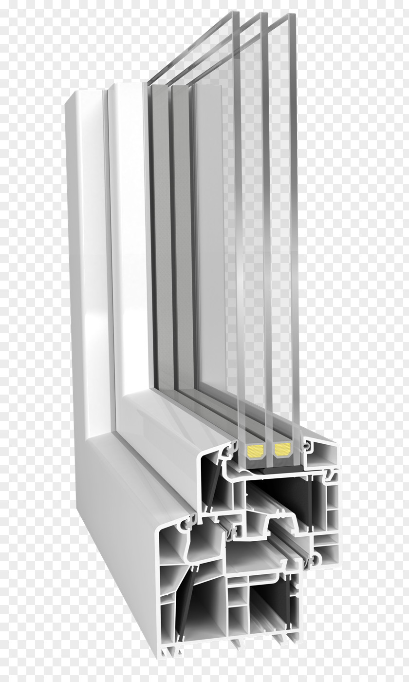 Aluminium Can Window Polyvinyl Chloride Plastic Thermal Insulation Building PNG