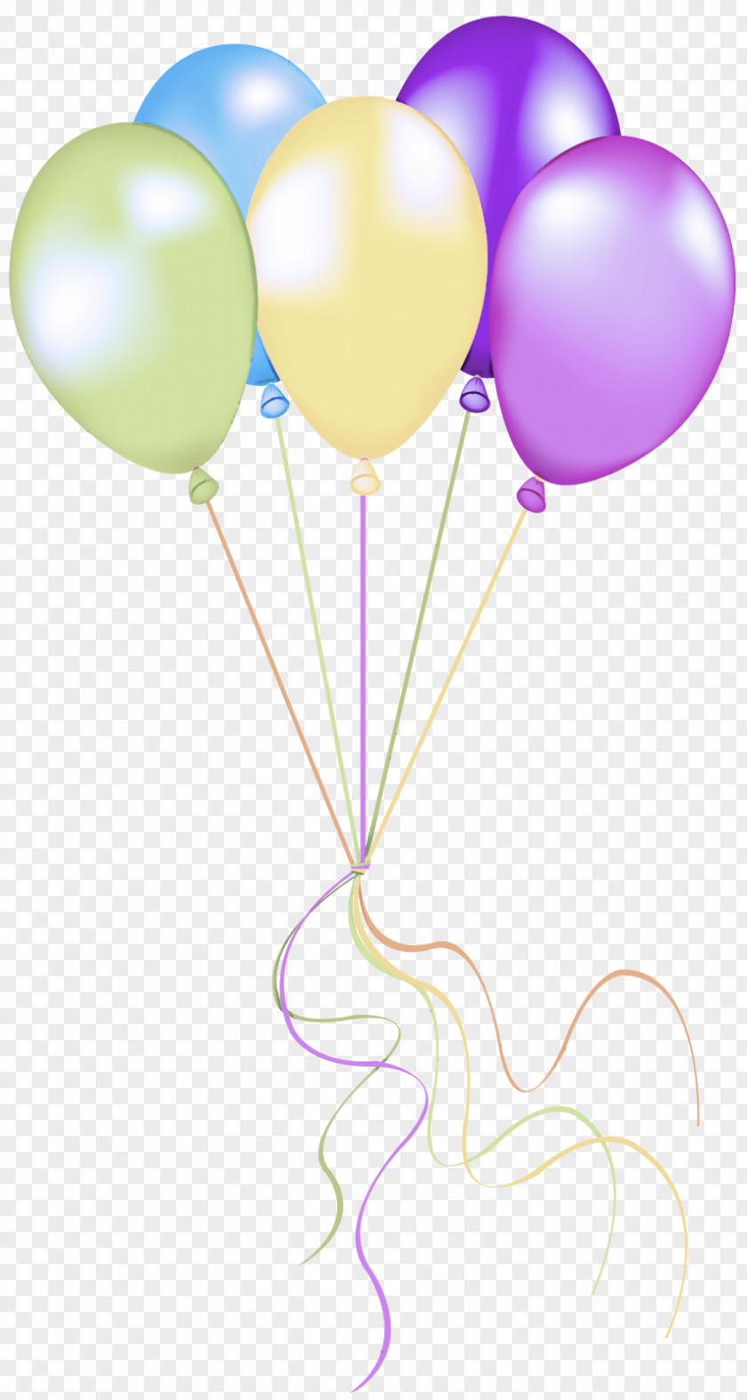 Balloon Party Supply Purple Pink Toy PNG