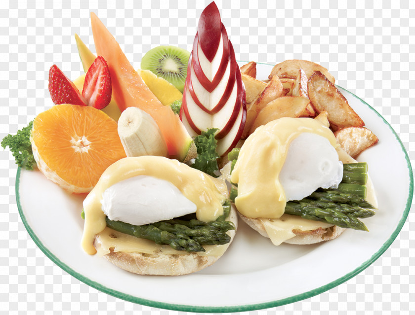 Breakfast Full Hors D'oeuvre Eggs Benedict English Muffin PNG