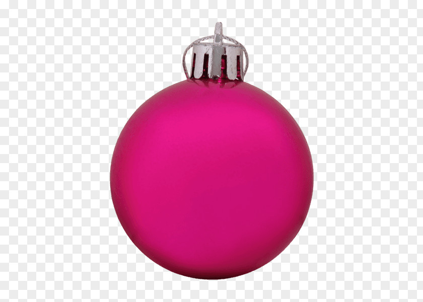 Christmas Ornament Magenta PNG