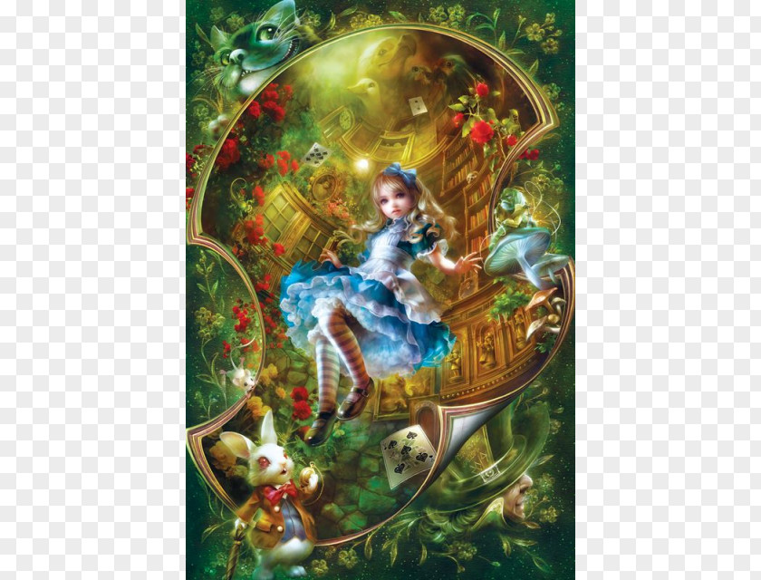 Painting Alice's Adventures In Wonderland White Rabbit Aliciae Per Speculum Transitus Queen Of Hearts PNG