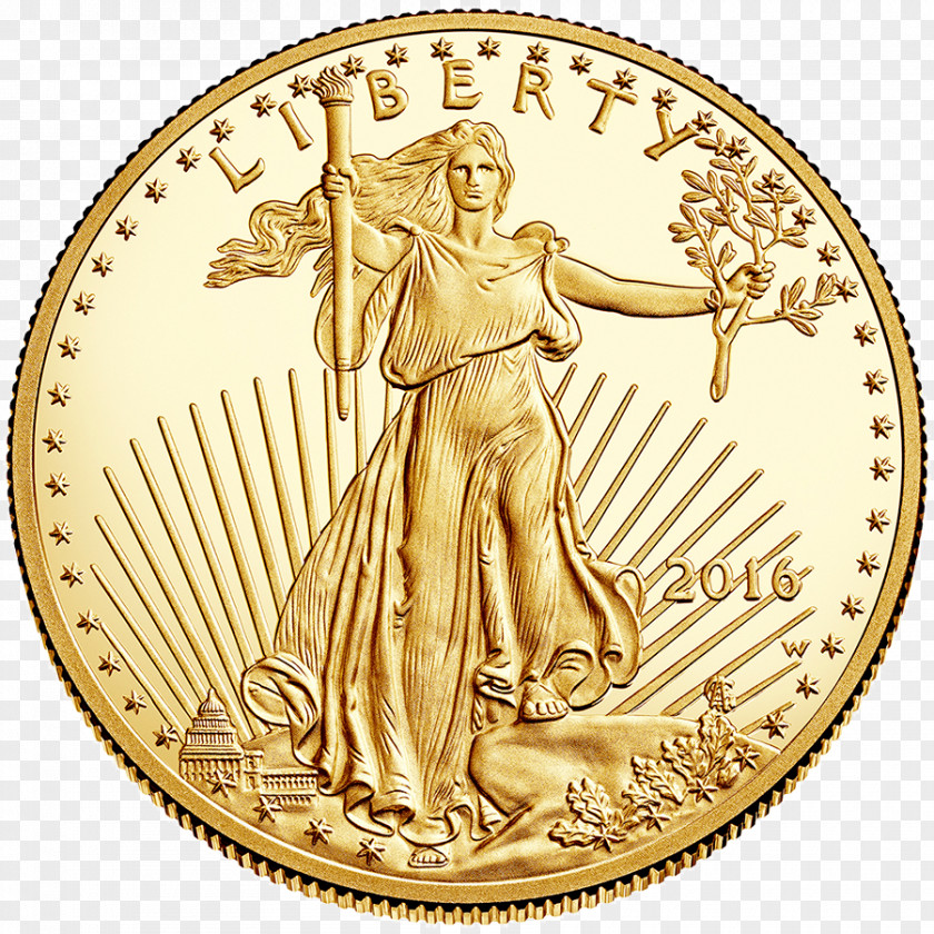 Precious Metal American Gold Eagle Bullion Coin Buffalo PNG