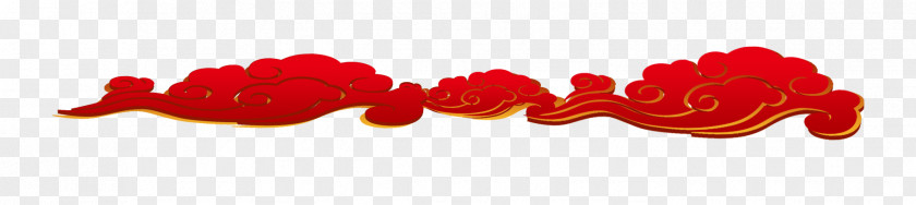 Red Clouds Decorative Pattern Cloud Download PNG