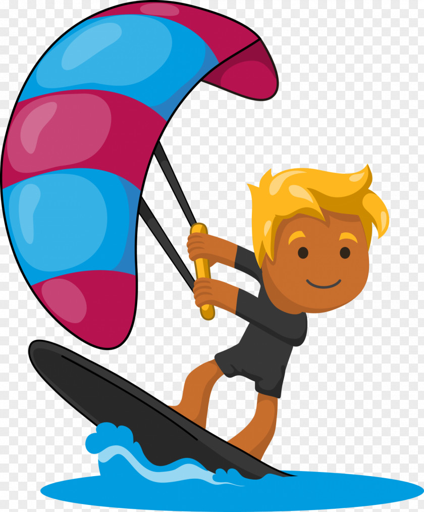Surfing Sport Kitesurfing Clip Art PNG