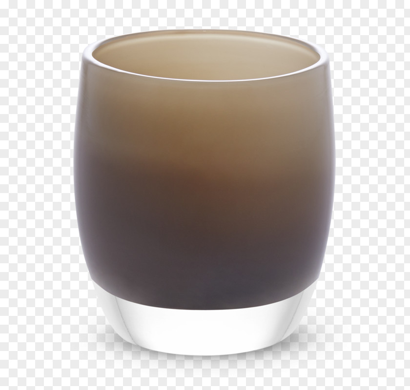 Votive Candles Glassybaby Brown Color Coffee Cup PNG