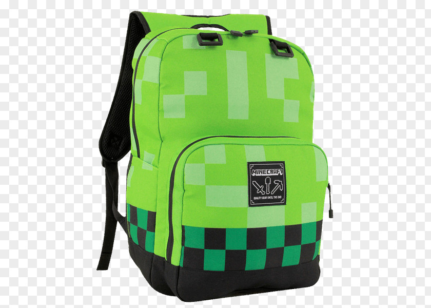 Big School Backpacks Minecraft Backpack Baggage Video Games PNG