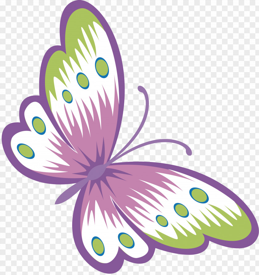 Butterfly Brush-footed Butterflies Cartoon Clip Art PNG
