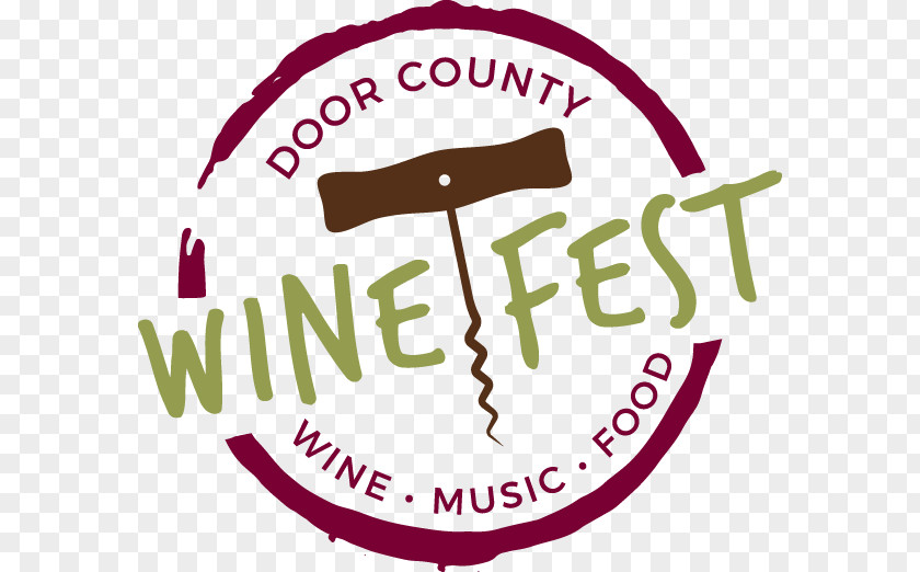 Door County, Wisconsin Wine Story Logo Brand PNG