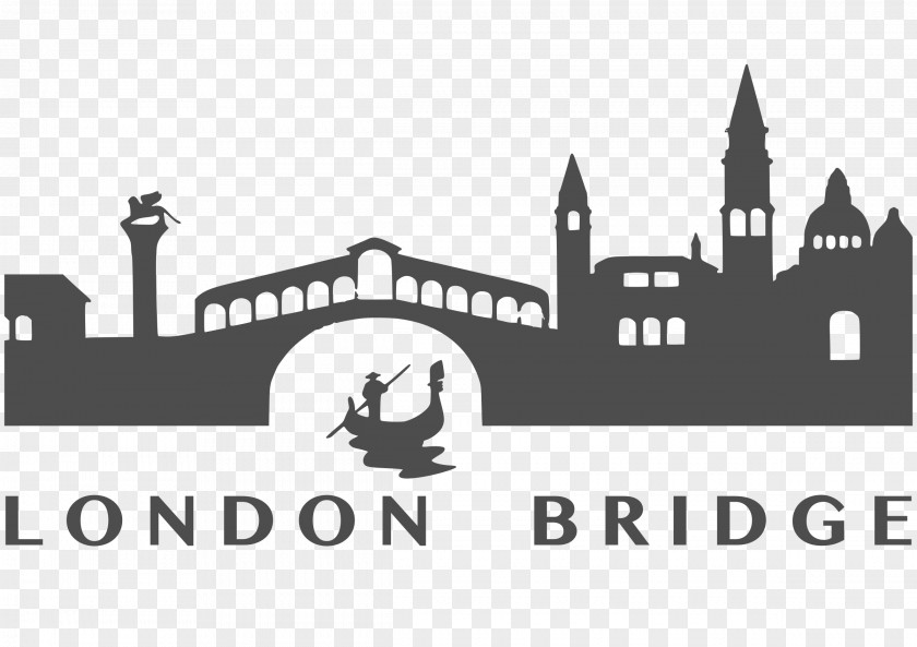 London Clipart Rialto Bridge Gondola Clip Art PNG