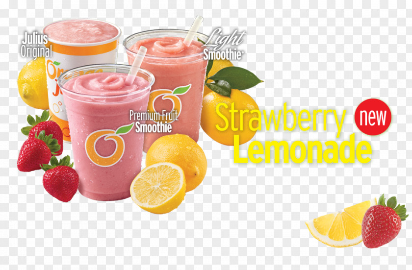 Strawberry Non-alcoholic Drink Health Shake Orange Smoothie PNG