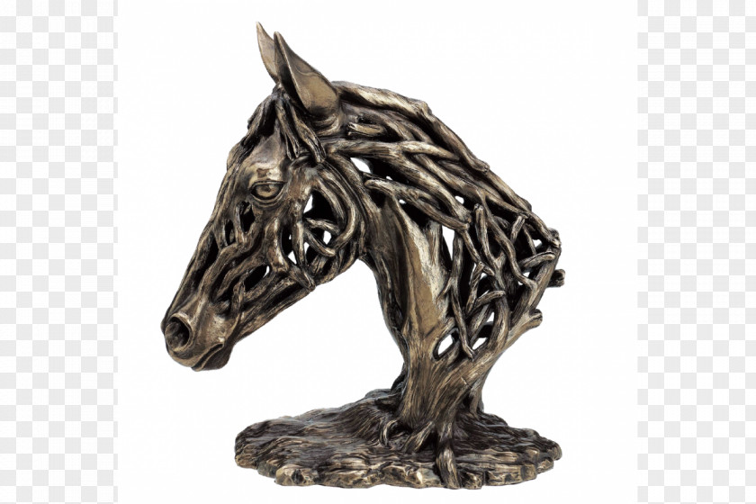 Acorn Horse Bronze Sculpture Chair Ornament PNG