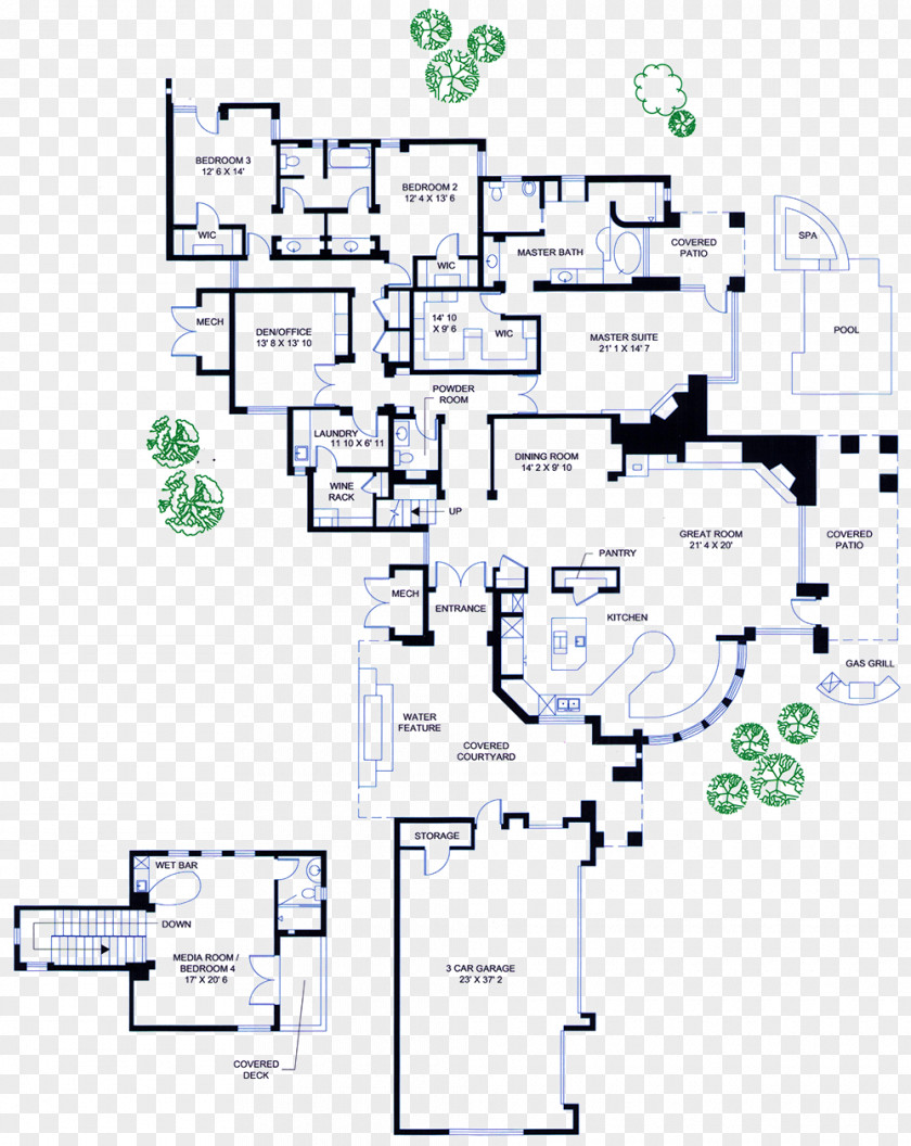 Chipped Landscape Floor Plan Architectural Architecture PNG