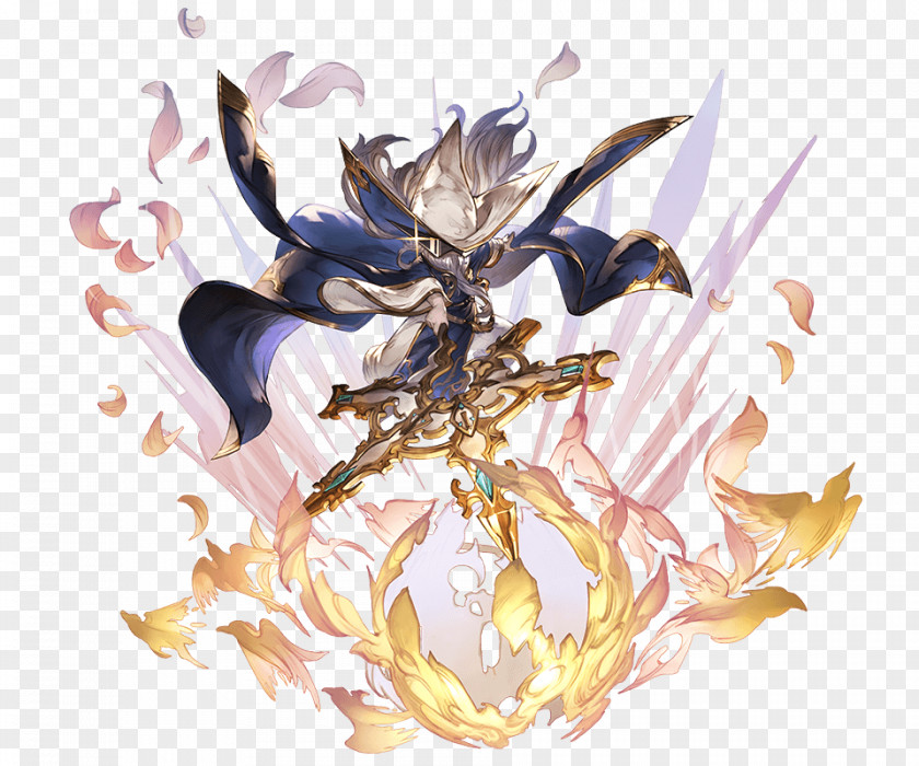 Design Granblue Fantasy Character Model Sheet PNG