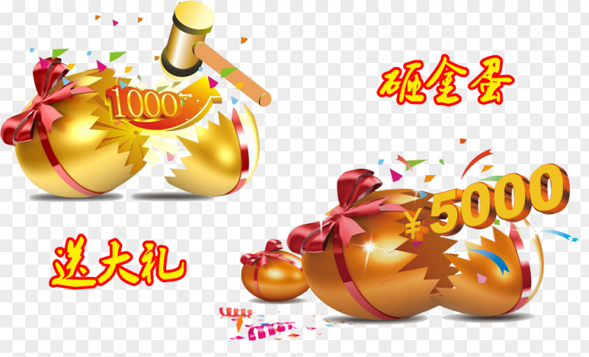 Hit The Golden Eggs To Send Gift Egg Clip Art PNG