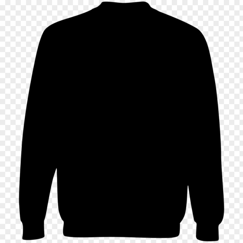 Long-sleeved T-shirt Sweatshirt Sweater Black PNG