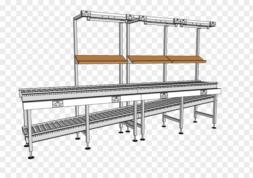 Table Manufacturing Production Line Machine Lineshaft Roller Conveyor PNG