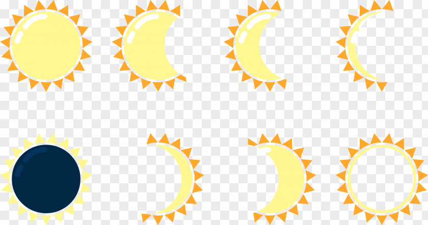 The Cartoon Sun Becomes Smaller PNG
