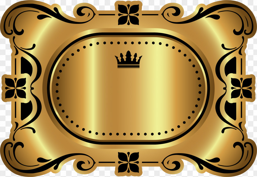 Cartoon Gold Card PNG gold card clipart PNG