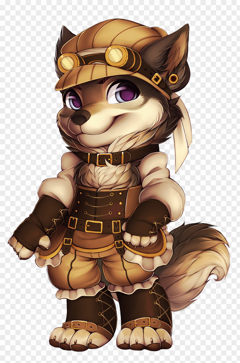 Cartoon Wolf Steampunk Costume Wiki PNG